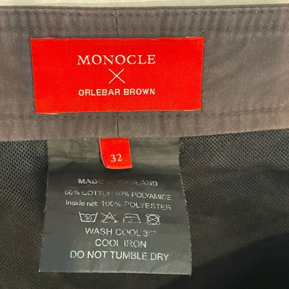 ORLEBAR BROWN Monocle Men Swim Trunks Gray 32MADE IN ENGLAND - Picture 3 of 7
